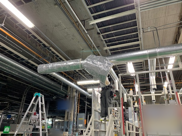 ダクト延長工事｜和歌山・南大阪 工場工事・設備メンテナンス.com