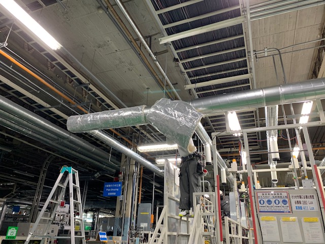 ダクト延長工事｜和歌山・南大阪 工場工事・設備メンテナンス.com